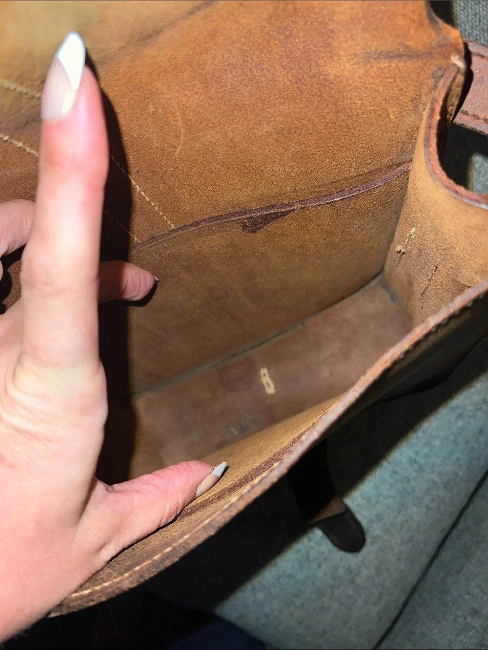 Classic Brown Leather Crossbody Bag